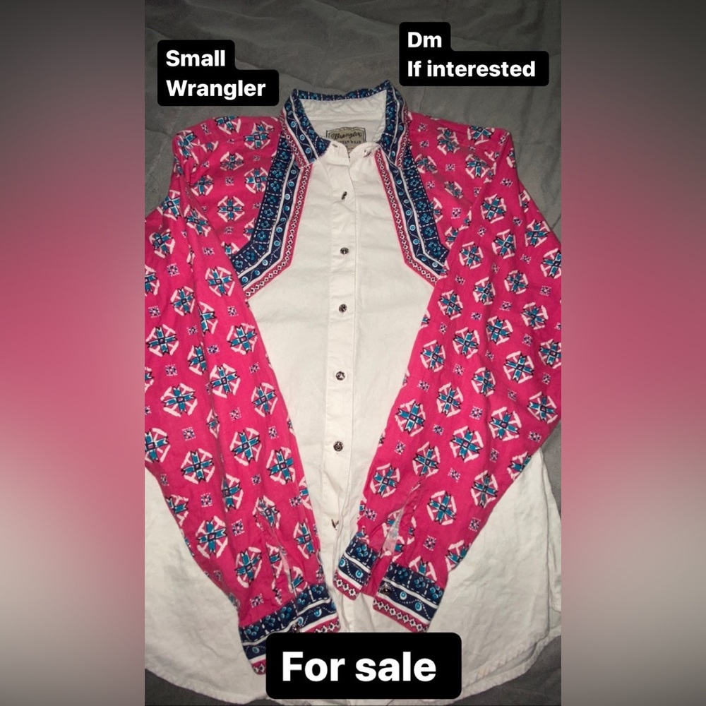 Vintage wrangler button up